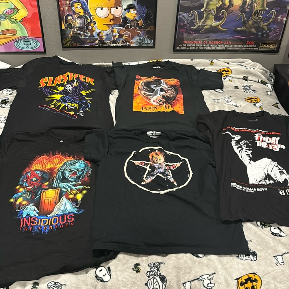 Men’s bundle of horror shirts
